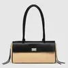 Bolsa Baguete Estilo Pequeno Luxo Feminina 2026 Nova Retro para o Dia a Dia Alça Longa Manual de Ombro Elegante Bolsa de Axila
