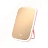 Espejo de maquillaje para venta al por mayor transfronteriza con luces LED, espejo iluminado, espejo de luz de relleno, espejo de tocador para estudiantes con luces, modelo de escritorio portátil