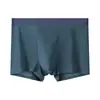Roupa Íntima Masculina Antibacteriana 7A Tamanho Grande Respirável Secagem Rápida Boxer Briefs Fabricante Atacado Verão Fresco Roupa Íntima de Seda Gelada para Homens