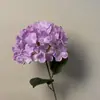 Flores artificiais em tons de roxo estilo Monet para casamentos no jardim, arranjos de chão para salão de casamentos, flores de seda roxo claro e roxo pálido em estoque
