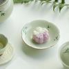 Maceta de Bambú Verde Grabada y Pintada a Mano con Bandeja de Té Juego de Té de Cerámica Accesorios Mesa de Té Seco para Remojo Mesa de Té Plato Dispensador