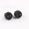 Interruptor basculante KCD1 duas e três posições preto redondo tipo barco interruptor redondo três posições cabeça de cogumelo tipo barco interruptor
