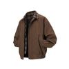 Abrigo de alta gama para hombre, nuevo abrigo de dos piezas, de moda, suelto, de talla grande, para primavera y otoño de 2025