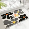 Alfombra de suelo con flocado transfronterizo, alfombra para sala de estar, dormitorio, mesita de noche, puerta de estudio para niños, alfombra absorbente antideslizante, venta al por mayor