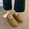Nueva colección otoño e invierno 2026: Mocasines y botas de nieve estilo Birkenstock, cálidos, de corte bajo, forrados de algodón y con suela gruesa para mujer