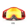 Óculos de ciclismo off-road com lentes coloridas revestidas, armação protetora de espuma, óculos resistentes a impacto para esqui downhill de montanha ao ar livre