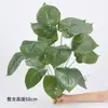 Paquete de 18 Plantas Verdes Artificiales para Decoración, Incluyendo Platanillo de Viajero, Palma Areca y Árbol del Dinero, para Decoración de Pared con Follaje Verde