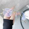 2022gm versión coreana del nuevo trémolo con gafas anti-luz azul gafas planas gafas de sol gafas de pestaña gafas de sol