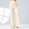 Pantalones de Danza Clásica para Mujer, Estilo Nuevo, Malla Fluida, Ligeramente Acampanados, Cintura Elástica, Pantalones de Yoga Casuales, Ropa de Práctica de Danza China