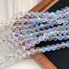 8mm Bola Flor Cristal K9 Contas de Cristal 64 Facetas Contas Acessórios para Joias Artesanais DIY Pulseira Colar Lote a Granel