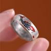 Anillo de carpa estilo chino para hombre y mujer moda Moda nacional estilo antiguo anillo abierto nicho Xiangyun como un pez en el agua anillo para el dedo índice