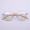 Seguimiento Logístico Completo Montura de Gafas Cuadrada para Hombre Montura de Gafas Metálica Retro Montura de Gafas 85048