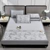 Esterilla de cama de jacquard con diseño de frijoles triturados, de clase A, para uso materno infantil, con aire acondicionado, suave, lavable a máquina.