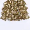 Atacado de Fabricantes de Roupas Femininas Transfronteiriças 2026 Aliexpress Mais Vendido Moda Floral Camadas Vestido Decorativo