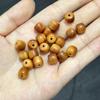 Thuja Aceitosa Redonda Cuentas Cubo de Bambú Cuentas de Ábaco Fragancia Medicinal DIY Wen Jugar Cuentas de Buda Accesorios para Joyería