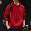 Sudadera con Capucha para Hombre Primavera y Otoño Marca de Moda Americana Chaqueta Pesada Retro Holgada Casual Top para Pareja Sudadera de Manga Larga