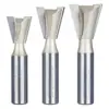 Brocas para Tupia Estilo Britânico Yadeng, Ferramentas de Fresagem para Marcenaria, Cabeças de Fresadora de Acabamento, Frezas para Junta de Cola de Andorinha, Brocas para Tupia, Brocas para Tupia de Aço Tungstênio Feitas Sob Medida