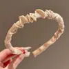 Diadema de lujo ligero sintiendo presión ambiente para el cabello diadema cara femenina accesorio para el cabello de lazo estilo retro Hong Kong pinza para el cabello tocado de alta gama