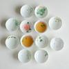 Taza de Maestro Boca de Flor de Barro Zhuyi de Mingzhishan Juego de Té Kung Fu Taza de Té Narciso Pintada a Mano para el Hogar Taza de Té de los Doce Dioses de las Flores
