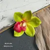 Flor de Simulación Impresión 3D Cabeza de Flor de Orquídea Celebridad de Internet Souvenir Tocado Decoración de Ropa Exquisitos Accesorios de Flores Falsas Venta al por Mayor