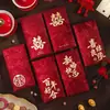 2026 Estilo Nuevo Sobres Rojos de Boda Sobres de Regalo Sobres Rojos Creativos para Boda Grandes Medianos Pequeños Sobres Rojos Personajes de Boda Sobres Rojos Mil Yuanes