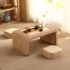 Mesa de Té Tatami de Ratán, Mesa de Té Pequeña, Repisa de Ventana de Balcón, Mesa de Té Sencilla para Mirador, Mesa Baja Estilo Japonés, Mesa Kang