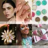 Pó de Glitter Popular para Nail Art da Amazon Maquiagem de Palco Flash Iluminador Corporal Joias para Unhas Atacado Alto Brilho