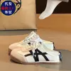 Medias Zapatillas Cerradas de Suela Gruesa para Mujer Otoño Ropa de Exterior 2026 Nuevas Zapatillas de Entrenamiento Alemanas Suela Suave Estilo Retro Slip-on Casual Zapatos Birkenstock
