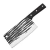 Faca de corte forjada à mão em aço inoxidável faca de fatiar afiada doméstica faca de corte de carne de cozinha faca de banca multiuso