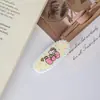 Lindo clip para el pelo de gato de dibujos animados rosa ovalado para niñas, versión coreana, dulce regalo para novia o mejor amiga, pasador para flequillo estilo ins