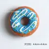 Simulação Comida Gourmet Pão Rosca Chá da Tarde Resina Ímã Estéreo para Geladeira Decorações Criativas para Casa
