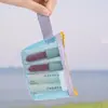 Nueva Bolsa Simple Pequeña para Guardar Labiales Bolsa Transparente de Visión Clara Bolsa de Malla Color de Contraste Bolsa para Llaves Cartera para Monedas Bolsa de Almacenamiento