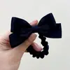 Diadema de Perlas de Satén Francesa para Mujer 2025 Nueva Diadema de Alta Elasticidad Goma para el Cabello Cuerda para el Cabello Tocado
