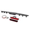 Alerón trasero universal para coche, alerón trasero con luz LED, deflector tipo aleta de tiburón.