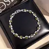 ¡Cristal de arcoíris! Pulsera de flor de circonita, lujo ligero nicho sensación de alta gama, exquisita, moderna, versátil joyería al por mayor