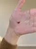 Popular Collar Rojo Terciopelo con Forma de Corazón de Xiaohongshu, Nuevo Estilo para Mujer, Pulsera Versátil y Exquisita con Colgante de Corazón y Aretes