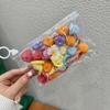 Banda para el cabello con forma de bola de peluche para niños, linda banda de goma para el cabello, la banda para el cabello de niña no daña el cabello, otoño e invierno 2023 Nuevo