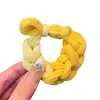 Anillo Grueso Trenzado para el Cabello para Niños Lindo Color Dopamina Caucho Tendón Diadema Cola de Caballo Bola para el Cabello Accesorios para el Cabello