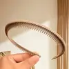 Diadema ondulada invisible sin costuras de corona alta para mujer, adecuada para uso diario, diadema que no aprieta, pinza para el pelo para lavarse la cara, accesorio para el pelo