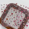 Zm Nuevas Pegatinas para Uñas de Caballo de Tela Moda Simple Año Nuevo Año del Caballo Invierno Pegatinas Adhesivas Personalizadas para Uñas