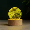 Cuentas de Vidrio de Colores Bola de Cristal Luminosa Cielo Estrellado Luz Nocturna Decoración Creativa de Escritorio para el Hogar Adornos Regalos Navideños