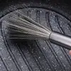 Escova de Limpeza para Panelas de Aço Inoxidável, Escova de Limpeza Doméstica de Arame de Aço, Remove Sujeira, Escova de Limpeza para Panelas Doméstica Não Danifica, Ferramenta de Limpeza para Panelas e Tigelas, Escova de Arame de Aço