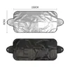 Protetor Solar para Para-brisa de Carro, Escudo de Neve Prateado Espessado, Protetor Solar para Carro, Tipo Ventosa de Proteção Solar, Impermeável e Resistente ao Sol