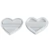Aromaterapia Amapola Amor Colgante de Mesa Grande Molde de Silicona Adorno Decorativo Hueco con Forma de Corazón para Bricolaje Molde de Epoxi