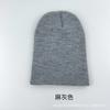 Gorro de lana de 50 g exterior europeo y americano jersey gorro de punto color sólido multicolor caramelo calentador transfronterizo disponible para el original