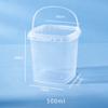 Fabricante Mayorista Enviado 1-5L Bolsa de Grado Alimenticio Cubo de Plástico Transparente Juguete Cubo Sellado Cubo para Hielo Embalaje para Llevar