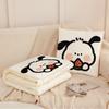 Pacha Perro Periférico Anime Doble Cara Almohada Colcha Habitación de Dormitorio Multifuncional Dos en Uno Almohada de Sofá Respaldo