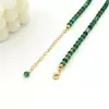 Novo Colar de Clavícula de Luxo Leve de Pérola Natural e Jade Inspirado em Vintage Único Estilo Ins