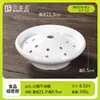 Creative Cuenco de Melamina para Hielo Seco para Hot Pot, Cuenco Ahumador de Carne de Copo de Nieve, Tripa de Res Fresca, Intestino de Ganso, Filetes Grandes de Costilla de Res, Vajilla