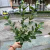 Arte Floral Estilo Natural Púrpura, Decoração de Casamento Estilo Selvagem Roxo-Azulado, Design de Espaço, Decoração Suave Comercial, Flores Artificiais Atacado